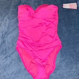 Lilly Pulitzer neon pink swimsuit